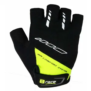 B-Race, Hommes, Gants, Gants Bump Gel Noir/Lime Size S*, Bleu, (S) pas cher