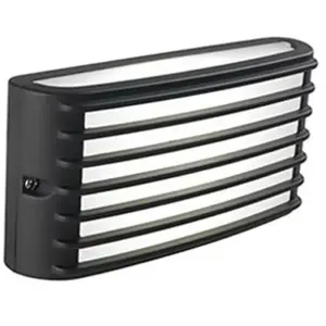 IPERBRIKO Applique murale 10W Led 4000K ligne de grille graphite pas cher