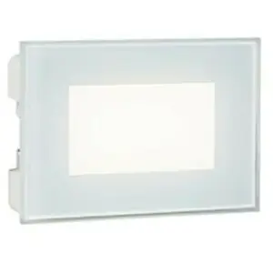 Encastré Verre 3W Led 3000K ligne prise blancheVendu parmanomano