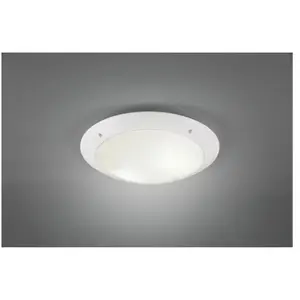 IPERBRIKO Plafonnier Extérieur Camaro Blanc Mat IP54 Ø33 cm Trio Lighting pas cher