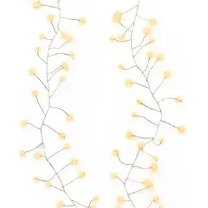 IPERBRIKO Guirlande lumineuse led 100 pièces 120 cm argent chaud pas cher