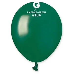 GEMAR 50 Ballons Standard 13 cm-Vert Émeraude pas cher