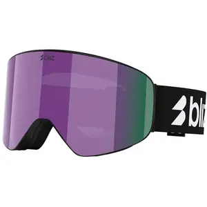 Bliz - Flow Cat 3 - Masque ski Matte Black - Brown W Purple Multi Cat 3 pas cher