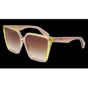 Lunettes de Soleil - LIU JO - LJ798S - Couleur 279 NUDE/LIME - Taille 58/14/140 - Femme pas cher