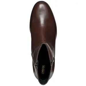 Geox Bottines D New Asheel C Ankle pour femme, Marron foncé., 36 EUVendu paramazon