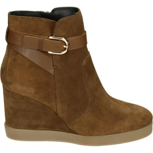 Geox Bottes D Elidea Wedge A Ankle pour femme, Camel Dk, 41 EU pas cher