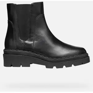 Geox Bottines D Felleny C Ankle pour femme, Noir, 38 EU