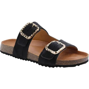 Geox Sandales plates D New Brionia B C pour femme, Noir, 38 EU pas cher