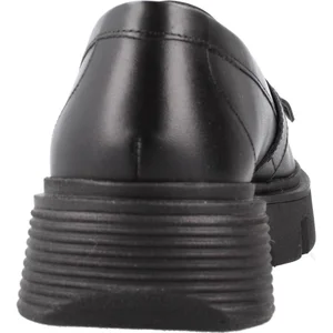 Baskets GEOX D36UAC 00085 D VILDE C pour femme - Noir - Doublure et extérieur en cuir - Talon de 4 cm pas cher
