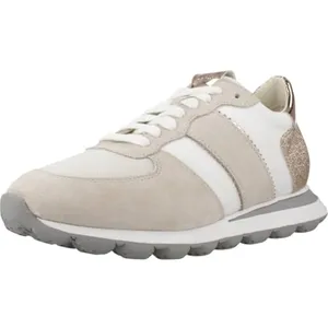 Geox, Femmes, Baskets, D SPHERICA VSERIES vrouwen Sneakers - gebroken wit/rose goud - Maat 37, Blanc, (37) pas cher