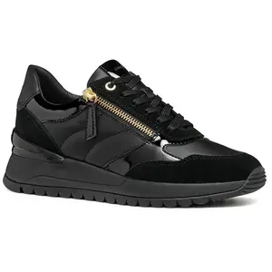 GEOX D DESYA Dames Veterschoenen - BLACK - Maat 37 pas cher