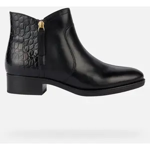 Geox D Felicity Bottines pour femme, Noir, 37 EU