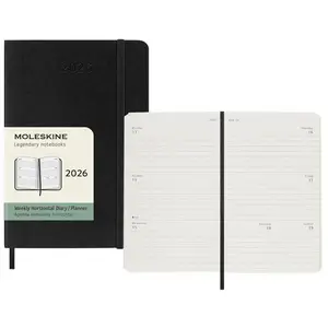 Moleskine, Agenda, Calendrier de poche (De poche, 1 semaine / 2 pages) pas cher