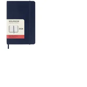 Agenda civil Moleskine 2026 12 mois Journalier Format Poche Souple Bleu Saphir pas cher