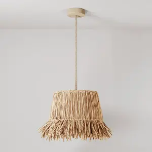 Creative Cables Lampe Suspendue Without Bulb Honolulu With Raffia ShadeVendu parbricoinn