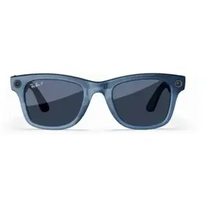 Lunettes connectées Ray-Ban Meta Wayfarer Jean Bleu poudré polarisé pas cher