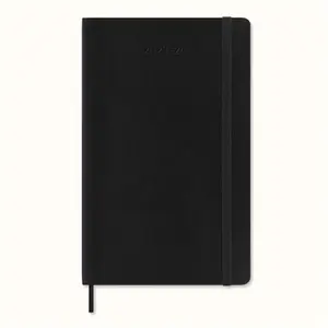 Agenda civil semainier Moleskine Grand Format Noir pas cher