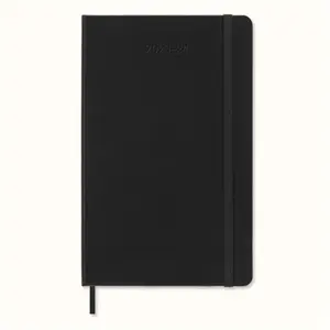 Agenda civil semainier Moleskine Grand Format Noir pas cher