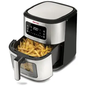 Girmi FG88 Friteuse à air avec fenêtre EcoFrit Look, 6,5 l, 8 programm... pas cher