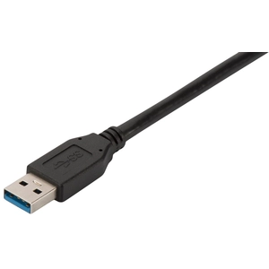 Ewent EW-100112-020-N-P câble USB 1,8 m 3.0 (3.1 Gen 1) USB A Noir - Câbles USB (1,8 m, USB A, USB A, 3.0 (3.1 Gen 1), Noir) pas cher
