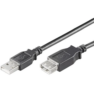 Comparateur de prix : Ewent - Rallonge de câble USB - USB (F) pour USB (M) - USB 2.0 - 1.8 m - noir