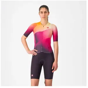 Castelli Trisuit à Manches Courtes Integral Free Sanremo 3 pas cher