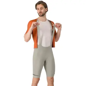 Castelli, Hommes, Pantalon de cyclisme, Espresso 2 Bibshort (M), Argent pas cher