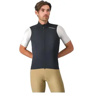 Castelli, Hommes, Gilet, Espresso 2 Vest, Gris, Noir, (XXL) pas cher