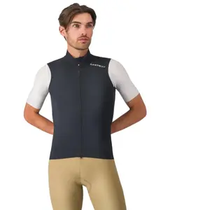 Castelli, Hommes, Gilet, Espresso 2 Vest, Noir, Gris, (L) pas cher