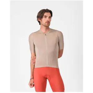 Castelli, Hommes, Maillot de cyclisme, Espresso 2 Jersey (L), Beige, L pas cher