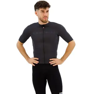 Fietsshirt Castelli Men Prologo Lite Jersey Light Black-SVendu parbol