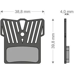 Brenta Ciclo Plaquettes De Frein à Disque Light Tech Xtr/k-force/mcx1 ... pas cher