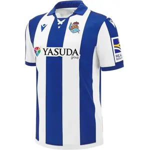 Macron Le maillot domicile de la Real Sociedad pas cher