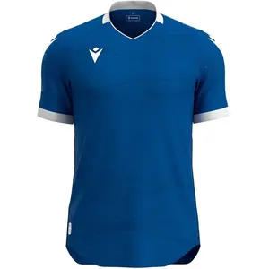 Macron Wyvern Eco Shirt Korte Mouw Heren - Royal / Wit | Maat: XL pas cher