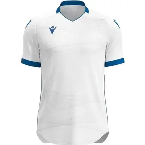 Macron Wyvern Eco Shirt Korte Mouw Heren - Wit / Royal | Maat: XLVendu parbol