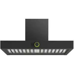 Airforce Hotte Airforce Vis Boxy AN/A/120 Montée au mur Anthracite A++...
