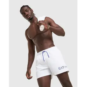 Comparateur de prix : EA7 Emporio Armani Wrap Swim Shorts - Blanc, Blanc S