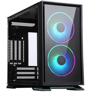 Itek Galaxy 2q (Mini-ITX), Boîtier PC, Noir pas cher