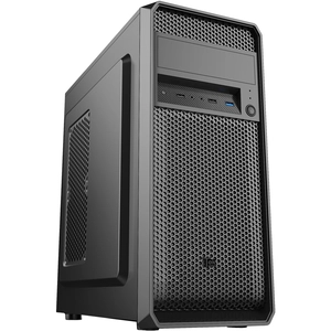 Boitier moyen tour atx itek compatible prime dark + alimentation 500w