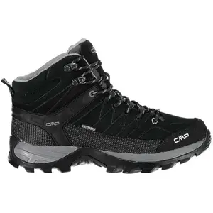 CMP RIGEL MID TREKKING SHOES WP - Men's Homme Chaussures de randonnée, Nero-Grey, 46 EU pas cher