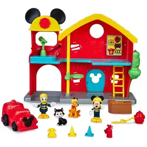 Figurines Mickey La Caserne de Pompier pas cher