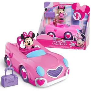 Figurine Minnie et son véhicule - Disney - Rose - Jouet pour enfant de...Vendu parcdiscount