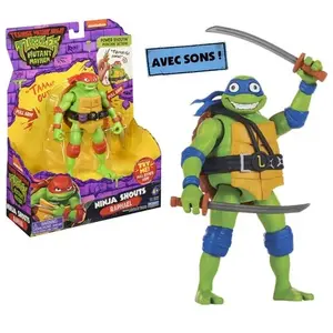 Famosa TORTUES NINJA, FIGURINE DE 15 CM, FONCTION ÉLECTRONIQUE, MODÈLE ALÉATO pas cher