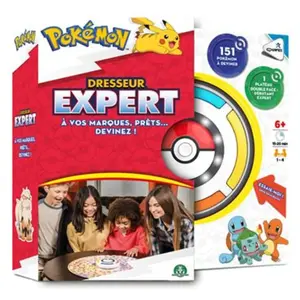 Pokémon Dresseur Expert - Jeu de société ludique - GIOCHI PREZIOSI - Jusqu’à 4 joueurs - Dès 6 ans pas cher
