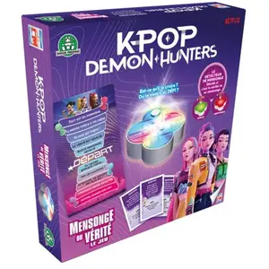 Jeu d'ambiance Giochi Preziosi K-pop Demon Hunters - Le jeu - Mensonge ou vérité ? pas cher