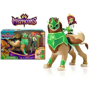 Geomag Mysticons Serie 1 Myst - Griffon Izzie Avec Poupée Articulée De 18 Cm - Arkayna pas cher