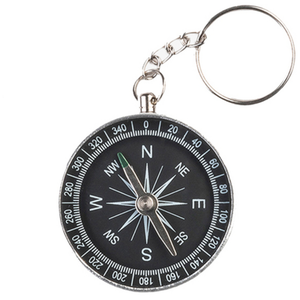 Legami - Boussole porte-clés, Compass, diamètre 4,4 cm, en aluminium, avec aimant, cadran transparent, parfait à attacher au sac ou à dos, multicolore, S, Traditionnel pas cher