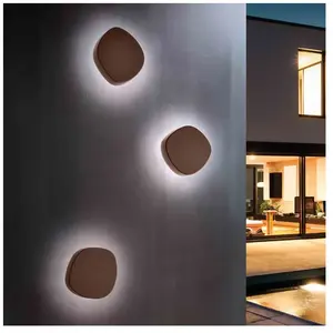 Zafferano Ciottolo Applique LED IP54 7W 890lm 3000K en Aluminium Corte... pas cher