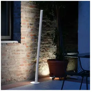 Comparateur de prix : ZAFFERANO Lampadaire led Pencil Blanc 18W IP65 Grand module H146cm