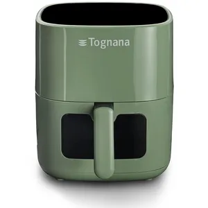 Tognana Iridea, Friteuse à air 5,5 L avec récipient et grille antiadhésif et affichage numérique, vert sauge pas cher